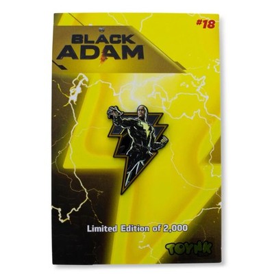 NWT DC Comics Black Adam Enamel Pin | Toynk Exclusive LE 2000