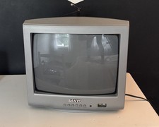 Sanyo DS13204 13 CRT Color TV Working Remote, Both Tested OG Gamer TV