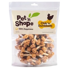 Pet 'n Shape Chik 'N Rice Dumbbells - All Natural Chicken Dog Treats, 32 oz