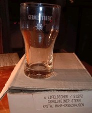6 EIFELBECHER❤️GEROLSTEINER 0,1l NEU WASSER SAFT VASE TEELICHT ZWECKMÄßIG😍👍🎁