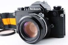Nikon FM Black 35mm SLR Film Camera Ai 50mm F/1.4 Lens Exc 5 From JAPAN