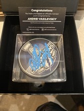 Fanatics Under Wraps Andrei Vasilevskiy Lightning  Stanley Cup Champs Auto Puck