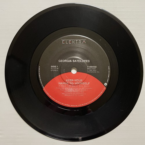 Georgia Satellites Keep Your Hands To Yourself Vinyl Record 7” 45 RPM 7-69502 - Picture 15 of 24