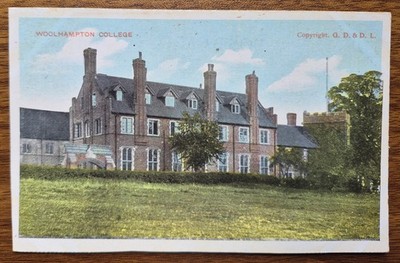 Woolhampton College Douai Abbey Berkshire Vintage Postkarte G. D. & D. L.
