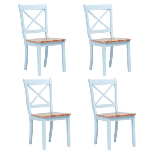 Sillas de Comedor Asientos de Cocina Salón Hogar Madera Maciza de Caucho vidaXL - Imagen 5 de 45