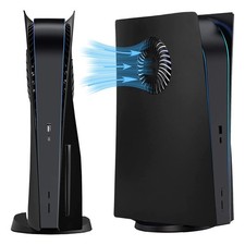 Faceplate for PS5 with Cooling Vent Face Plate Console Cover for Disc Edition ..