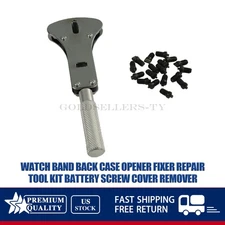 Watch Band Back Case Opener Battery Screw Cover Remover Fixer Repair Tool Kit US