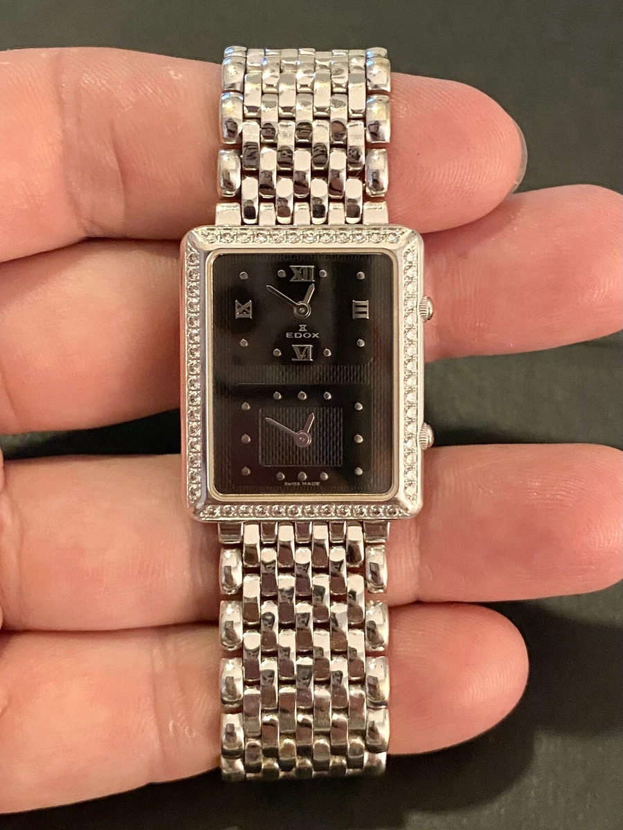 edox crystal women watch 16022 seven jewels