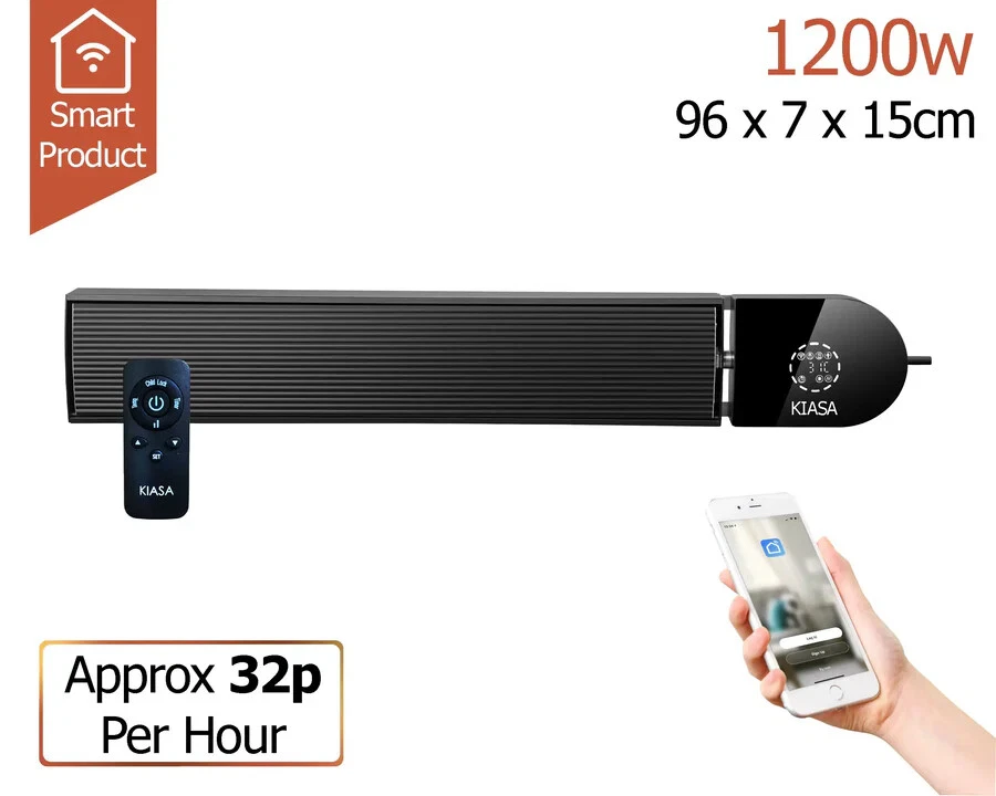 KIASA Smart Wi-Fi Infrared Bar Heater for Restaurants/Café/Shisha and more Shops - Image 3 of 4