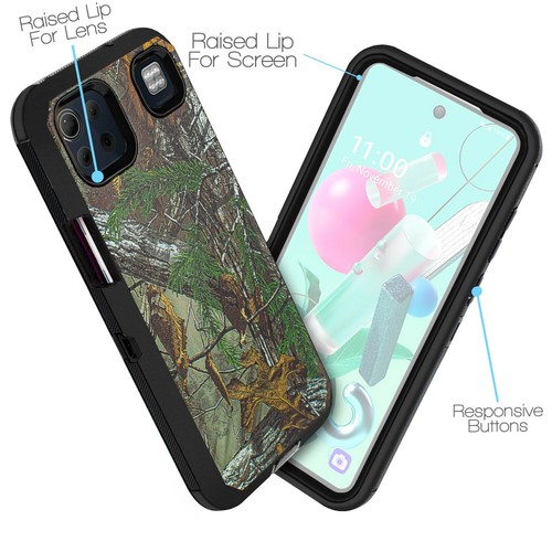 For LG K92 5G Built in Screen Hard Case Cover Belt Clip Fits Otterbox Defender - Picture 20 of 87