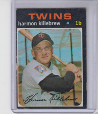 1971 Topps #550 Harmon Killebrew  Minnesota Twins   HOF   VGEX or BETTER