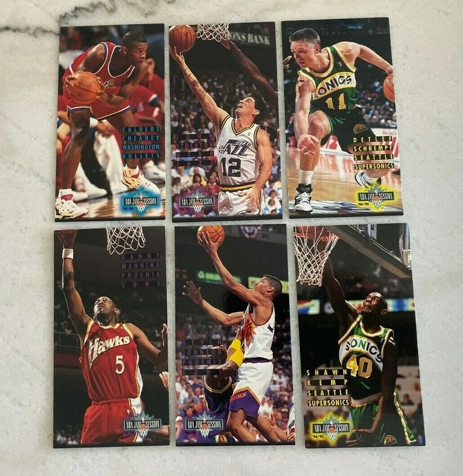 1994-95 Fleer NBA Jam Session Basketball Cards -You Pick The Card - NICE - Image 4 of 4