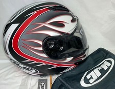 HJC CL-15 Motorcycle Helmet Red Black Adult X...