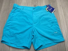 HUK Shorts Men 3XL Julep Blue Rogue 18" Fishing Performance Stretch Beach Casual