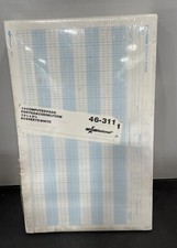 Fortran Coding Form 10 Computer Pads/50 Sheets Each White 13.5 x 8.5 VTG