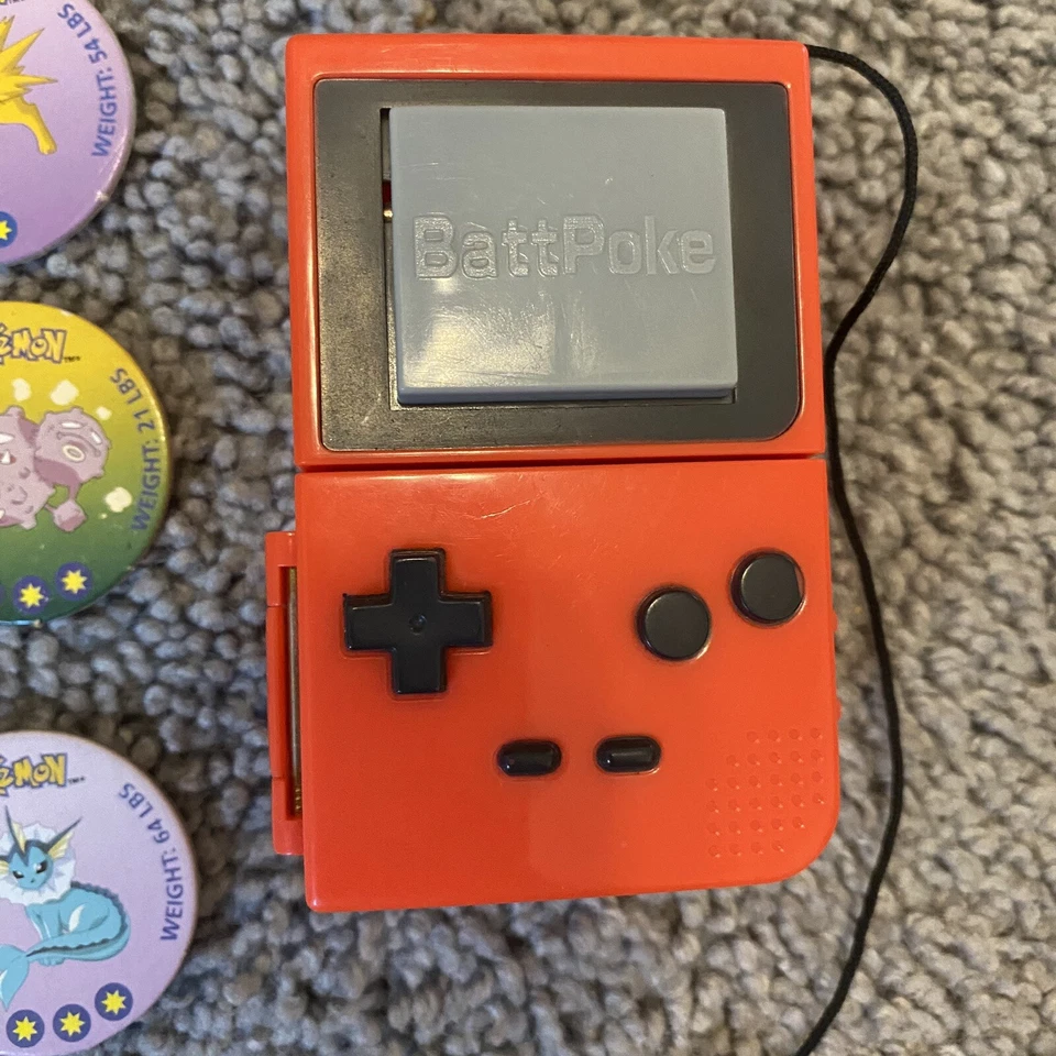 Винтажная игрушка-бластер Pokemon Battle BattPoke Ball с 14 дисками Red Charizard - Изображение 4 из 4