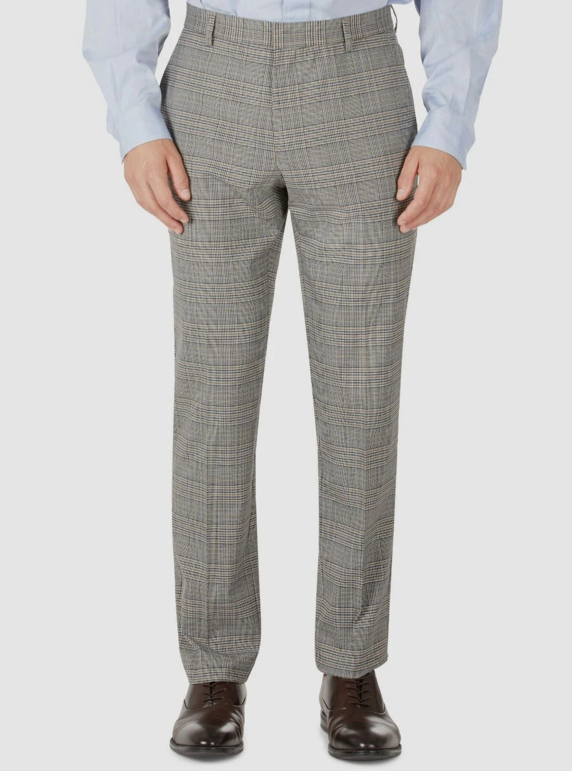 $95 Tommy Hilfiger 32W X 32L Men's Gray Modern Fit Stretch Trousers Dress Pants