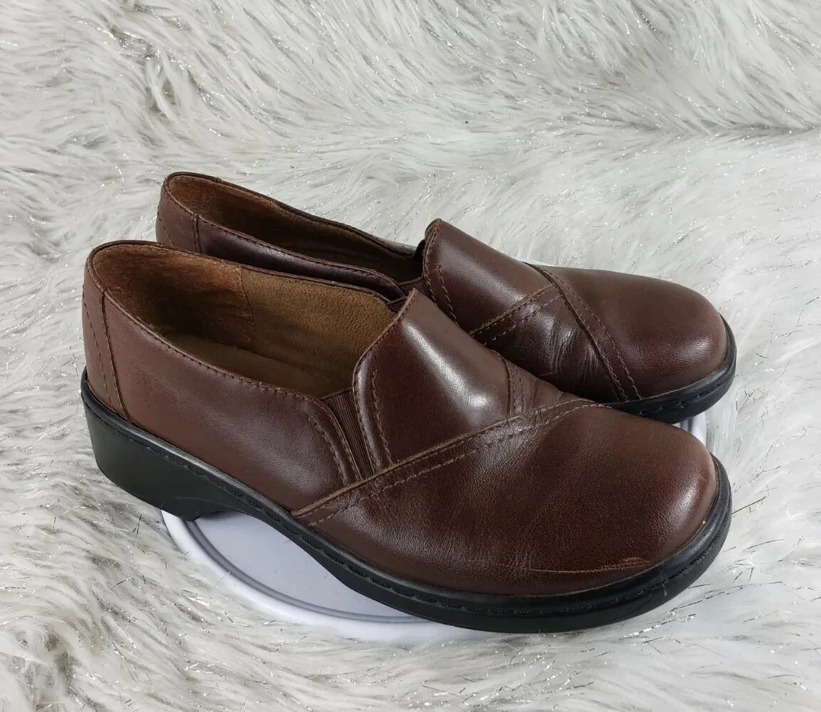 Clarks brown shoes womens discount