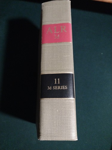 American Law Reports Vol 11 ALR 3d Cases & Annotations (HC 1967) & supplement - Picture 11 of 12
