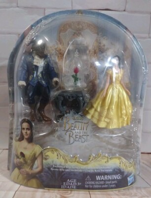 Disney Beauty And The Beast Hasbro Enchanted Rose Scene Figure Set Toy Dolls