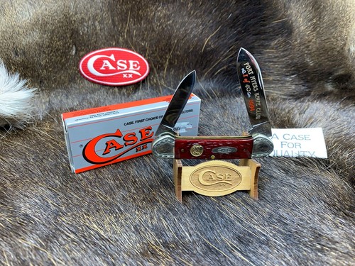 Case 1992 Fort Myers Club Canoe Bone Knife Rare Date Tang Stamp Mint In Box 59A - Picture 4 of 12