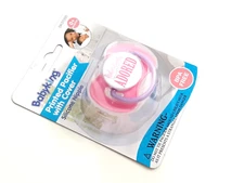 NEW BABY KING PINK RIDICULOUSLY ADORED PACIFIER 0+ MONTHS