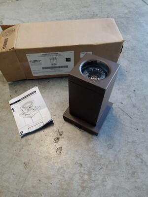 Contech Lighting SQL3 Series 3 1/2'' Square Cylinder Bronze Ceiling Mount Light