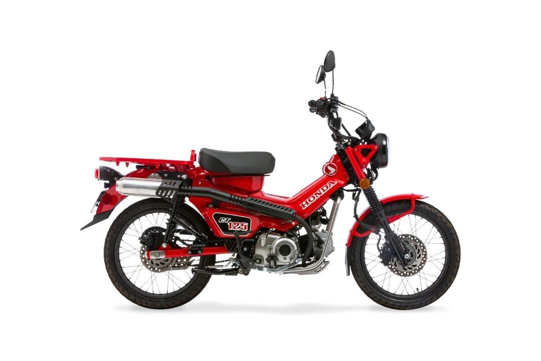 Honda CT125 MORIWAKI Full exhaust muffler MONSTER Pipe color Black