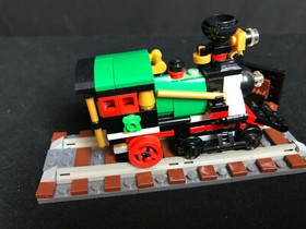Lego Mini Model Winter Holiday Train from 4002016 50 Years On Track 