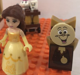 LEGO Disney 41067 Belle's Enchanted Castle 7 Minifigure LOT & Incomplete Build