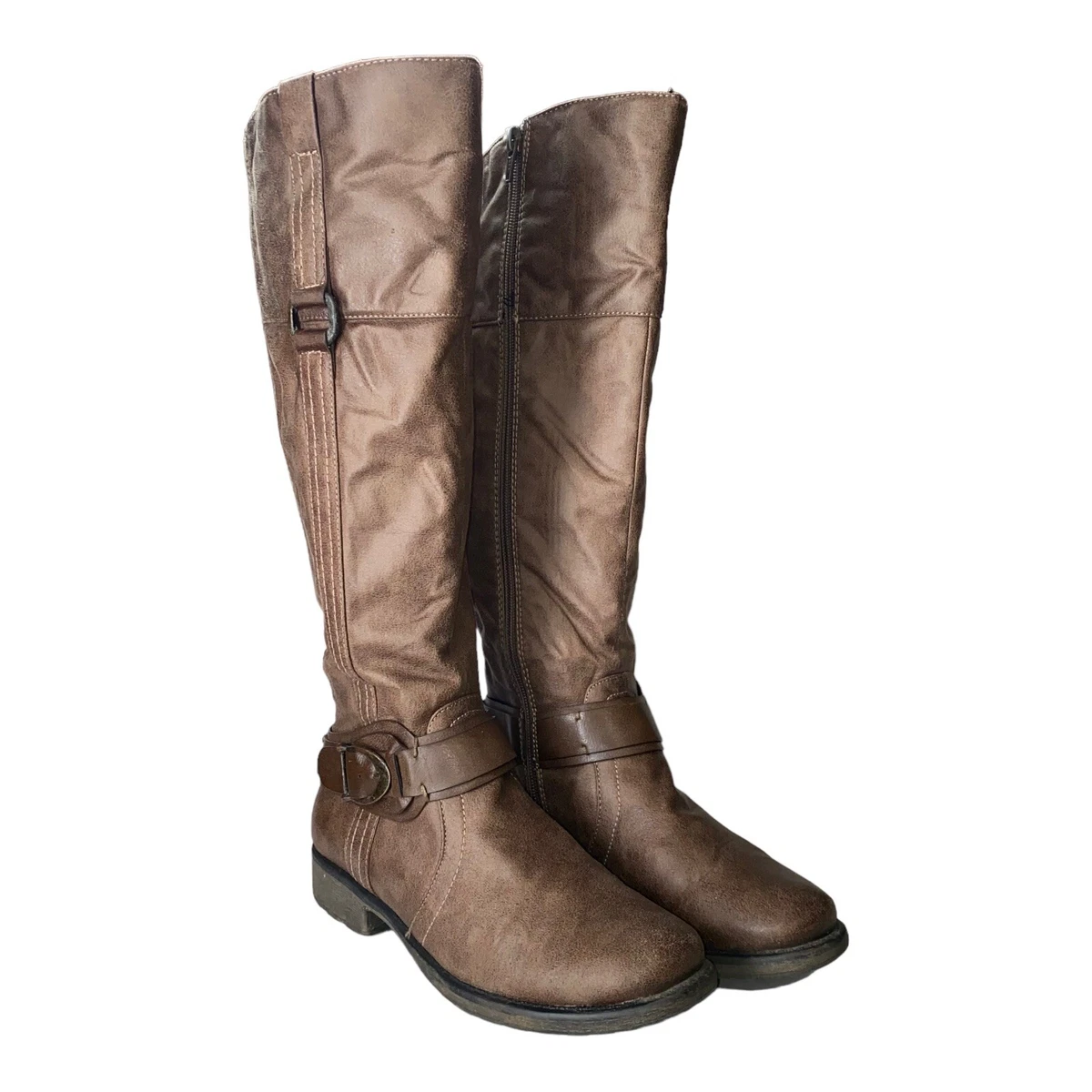 bare trap knee high boots