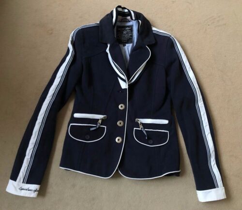 Euro-Star Reitmode Damen Reitsakko Turnierjacket Jacke Gr. S dunkelblau