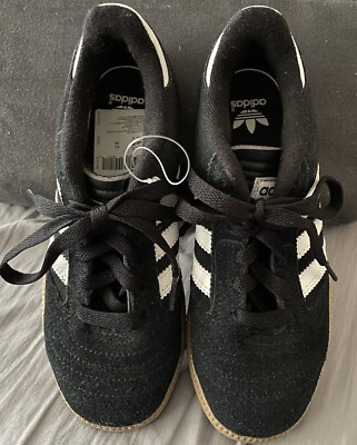 Adidas Shoe Youth 2 1/2 Black Gum Busenitz Pro Skate Casual Sneaker