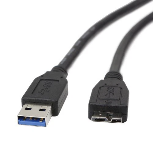 USB 3.0 Power Charger&Data SYNC Cable Cord For Toshiba External Hard Drive Disk - Image 2 of 4