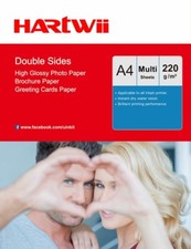 A4 220Gsm Double Sides High Glossy Inkjet Paper Photo Paper Printed Uinkit