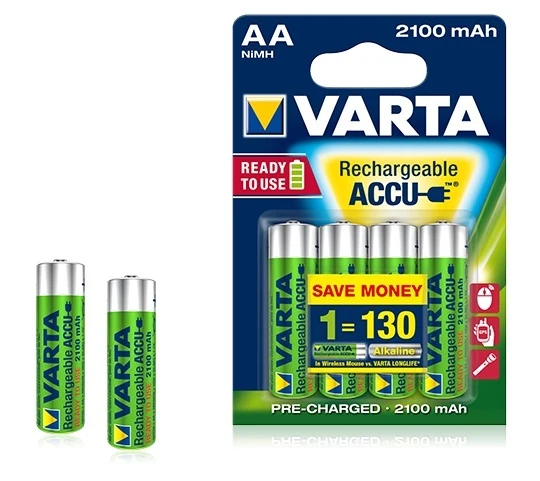 Varta 4x Batterie NiMH AA hr06 1.2v - 2100mah 56706 101 404 Varta - Photo 1/1