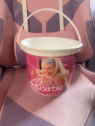 RARE ! Barbie Movie JUMBO Popcorn seau à lecteur limité dans le théâtre - Photo 1 sur 3