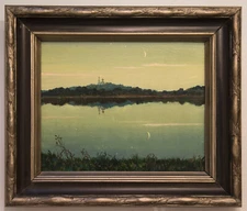 Oil Painting "Silence"  by Gennady Yakovlevich Brusentsov