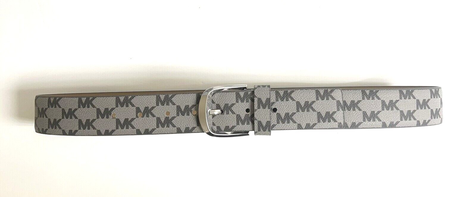 Женский пояс Michael Kors Mini MK с логотипом Michael Kors Mini MK шириной 15 см серый 4390₽
