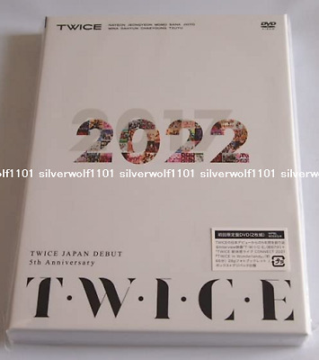 New TWICE JAPAN DEBUT 5th Anniversary T.W.I.C.E Limited Edition 2 DVD+Photo  book 4943674352548 | eBay