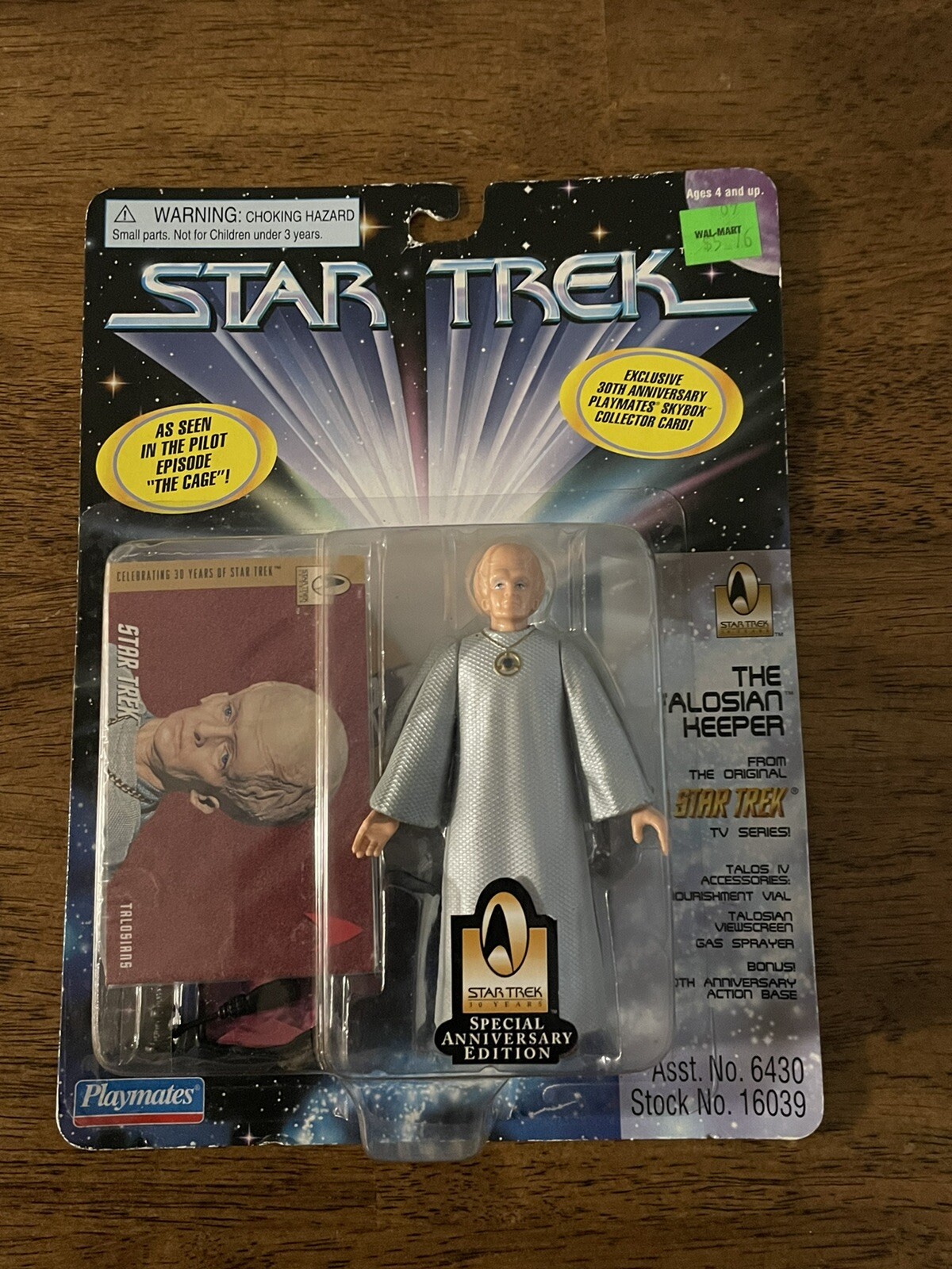 Vintage Playmates Star Trek The Talosian Keeper 30th Anniversary Action