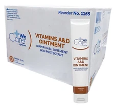 Vitamin A & D Ointment  4oz, Skin Protectant,  WeCare,1155