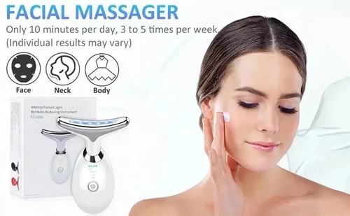 7 in 1 Red Light Therapy Anti Aging Face Neck Massager Electric Face Lift Device - Picture 6 of 13