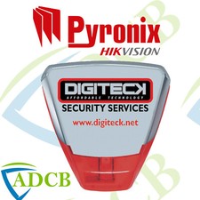 Pyronix DUMMY Chrome Red DELTABELL X Burglar ALARM Bellbox