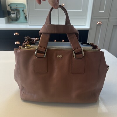 ANYA HINDMARCH Ebury Soft Mini tote Bag handbag Leather