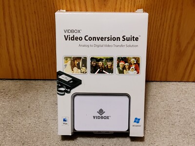 Vidbox Video Conversion Suite For Windows & Mac Analog to Digital Transfer New