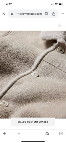 $1498 Nueva Chaqueta de Cuero de Oveja Sammy Colección John Varvatos EU50 US40 NUEVA CON ETIQUETAS - Imagen 8 de 12
