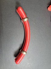 Vintage 1980's Hair Clip Banana Clincher Comb Red Barette