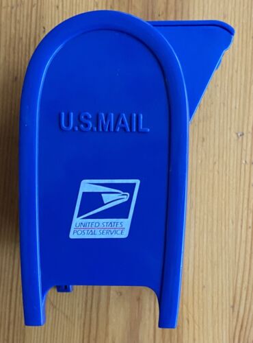2003 USPS Post Office Mailbox 4.5" Replica Plastic Coin Bank Happy Independence - Picture 7 of 12