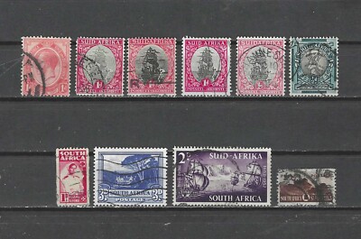 SOUTH AFRICA , 1926/52 , MIXED LOT OF 10 STAMPS , PERF , USED | eBay